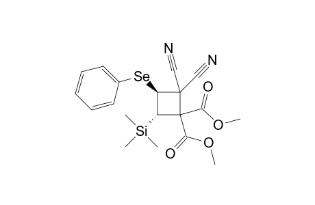(3S,4S)-2,2-dicyano-3-(phenylseleno)-4-trimethylsilyl-cyclobutane-1,1-dicarboxylic acid dimethyl ester