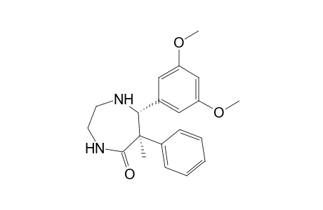 (6R,7R)-7-(3,5-dimethoxyphenyl)-6-methyl-6-phenyl-1,4-diazepan-5-one