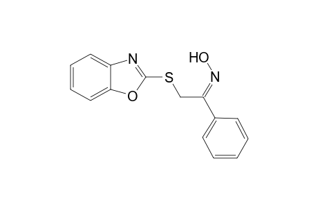 2-(Benzooxazol-2-ylsulfanyl)-1-phenyl-ethanone oxime