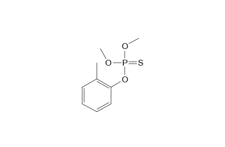 phosphorothioic acid, O,O-dimethyl O-o-tolyl ester