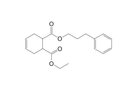 cis-Cyclohex-4-en-1,2-dicarboxylic acid, ethyl 3-phenylpropyl ester