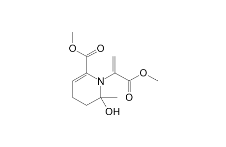 1-(1-carbomethoxyvinyl)-2-hydroxy-2-methyl-3,4-dihydropyridine-6-carboxylic acid methyl ester