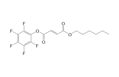 Fumaric acid, hexyl pentafluorophenyl ester