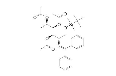 3,4,5-TRI-O-ACETYL-2-AMINO-1-O-TERT.-BUTYLDIMETHYLSILYL-N-DIPHENYLMETHYLENE-2-DEOXY-D-GALACTITOL;IDO-ISOMER