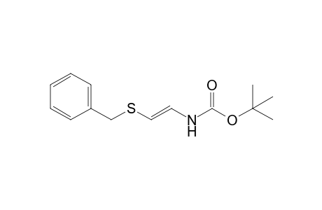 Carbamic acid, N-(2-benzylthio)vinyl-, t-butyl ester