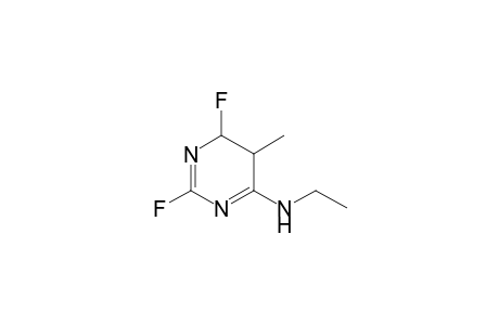 4-Ethylamino-2,6-difluoro-5-methyl-5,6-dihydropyrimidine