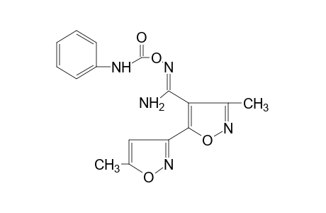 3-methyl-5-(5-methyl-3-isoxazolyl)-O-(phenylcarbamoyl)-4-isoxazolecarboxamidoxime