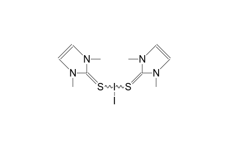 Bis(1,3-dimethyl-imidazole-thione)-diiodine complex