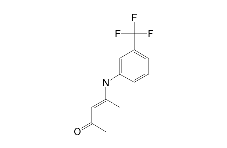 4-(N-(3-TRIFLUOROMETHYLPHENYL)-AMINO)-PENT-3-EN-2-ONE