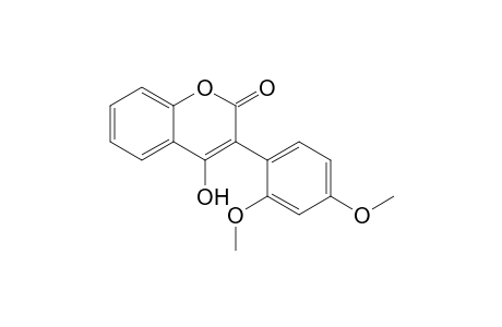 4-Hydroxy-3-(2,4-Dimethoxyphenyl)-1-benzopyran-2-one