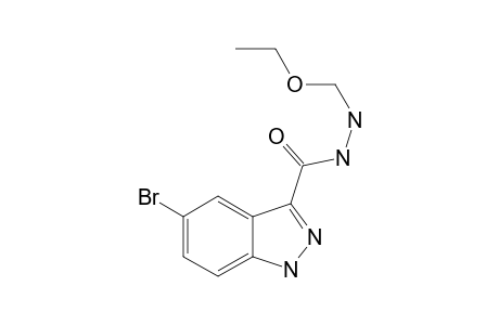 (E)-3-ETHOXYMETHYLENHYDRAZINOCARBONYL-5-BROMOINDAZOLE