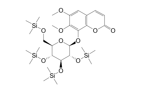 Fraxidinglucoside, 4tms