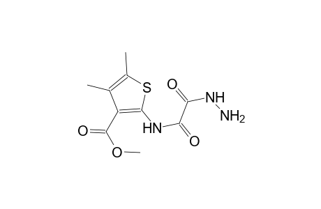 methyl 2-{[hydrazino(oxo)acetyl]amino}-4,5-dimethyl-3-thiophenecarboxylate