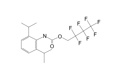 Aminoformic acid, N-diisopropylphenyl-, 2,2,3,3,4,4,4-heptafluorobutyl(