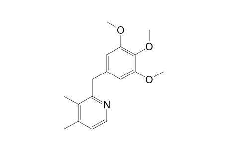 2-(3,4,5-trimethoxybenzyl)-3,4-lutidine