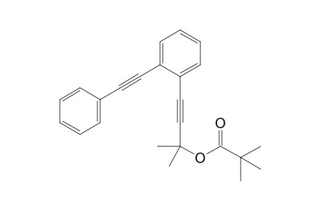 2-methyl-4-(2-(phenylethynyl)phenyl)but-3-yn-2-yl pivalate