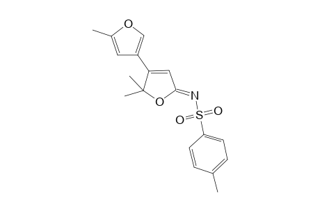 (NZ)-N-[5,5-dimethyl-4-(5-methyl-3-furanyl)-2-furanylidene]-4-methylbenzenesulfonamide