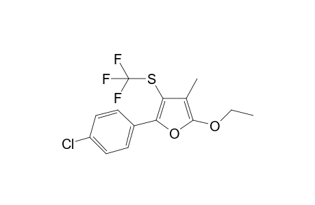 2-(4-chlorophenyl)-5-ethoxy-4-methyl-3-(trifluoromethylthio)furan