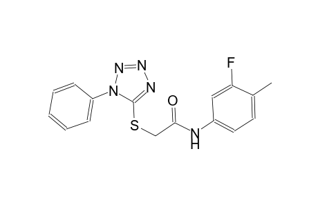 acetamide, N-(3-fluoro-4-methylphenyl)-2-[(1-phenyl-1H-tetrazol-5-yl)thio]-