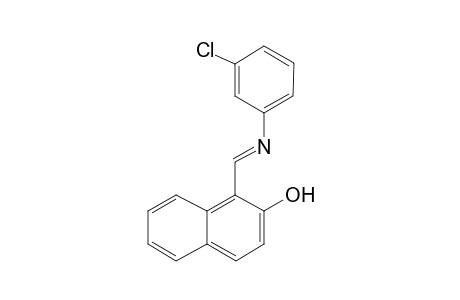 1-[N-(m-chlorophenyl)formimidoyl]-2-naphthol