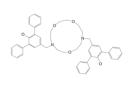 4-[[13-(4-Hydroxy-3,5-diphenyl-benzyl)-1,4,10-trioxa-7,13-diazacyclopentadec-7-yl]methyl]-2,6-diphenyl-phenol