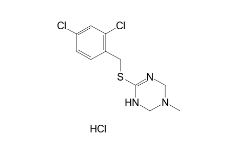 6-[(2,4-dichlorobenzyl)thio]-3-methyl-1,2,3,4-tetrahydro-s-triazine, monohydrochloride