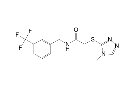 2-[(4-methyl-4H-1,2,4-triazol-3-yl)sulfanyl]-N-[3-(trifluoromethyl)benzyl]acetamide