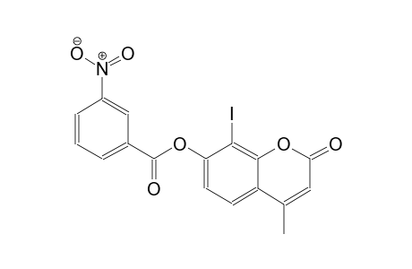 8-iodo-4-methyl-2-oxo-2H-chromen-7-yl 3-nitrobenzoate