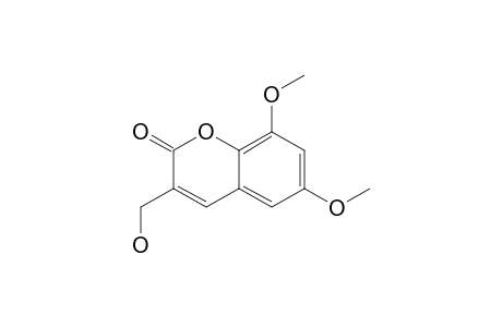 3-HYDROXYMETHYL-6,8-DIMETHOXY-COUMARIN