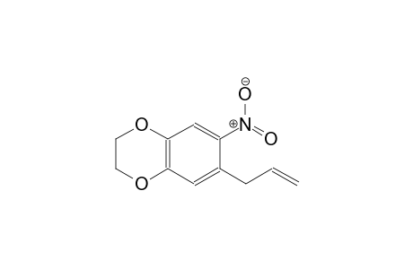 1,4-benzodioxin, 2,3-dihydro-6-nitro-7-(2-propenyl)-
