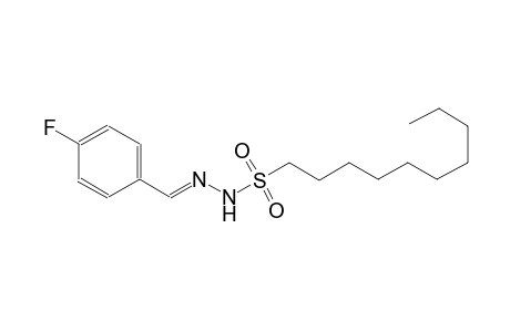 1-decanesulfonic acid, 2-[(E)-(4-fluorophenyl)methylidene]hydrazide