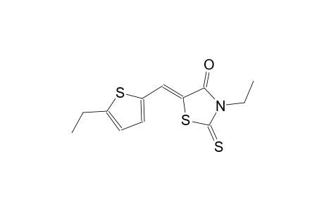 (5Z)-3-ethyl-5-[(5-ethyl-2-thienyl)methylene]-2-thioxo-1,3-thiazolidin-4-one