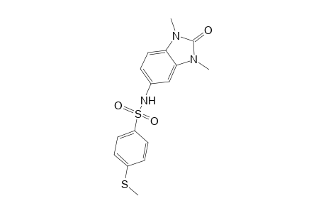 Benzenesulfonamide, N-(2,3-dihydro-1,3-dimethyl-2-oxo-1H-1,3-benzimidazol-5-yl)-4-(methylthio)-