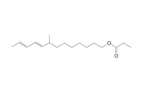 8-Methyl-9,11-tridecadienol propionate