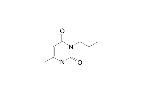 2,4(1H,3H)-Pyrimidinedione, 6-methyl-3-propyl-