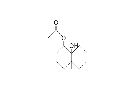 (4A-ALPHA,5-ALPHA,8A-ALPHA)-5-ACETOXY-8A-METHYL-DECAHYDRO-NAPHTHALEN-4A-OL