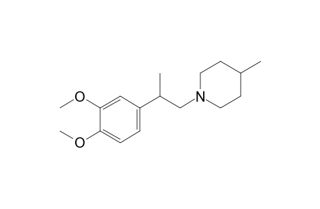 1-[2-(3,4-Dimethoxyphenyl)propyl]-4-methylpiperidine