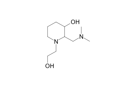 2-[(dimethylamino)methyl]-3-hydroxy-1-piperidineethanol