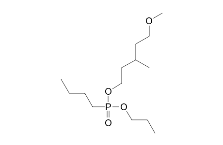 Butylphosphonic acid, 5-methoxy-3-methylpentyl propyl ester