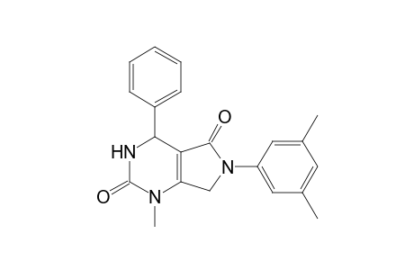 1H-Pyrrolo[3,4-d]pyrimidine-2,5-dione, 6-(3,5-dimethylphenyl)-3,4,6,7-tetrahydro-1-methyl-4-phenyl-