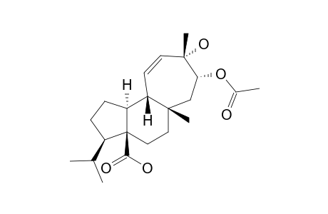 MULIN-11-ENE-13-ALPHA-HYDROXY-14-ALPHA-ACETOXY-20-OIC-ACID