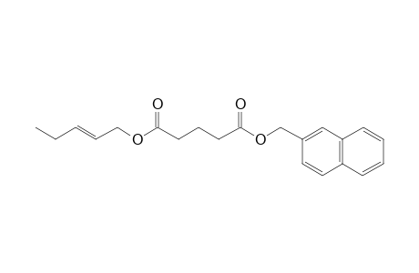 Glutaric acid, pent-2-en-1-yl naphth-2-ylmethyl ester