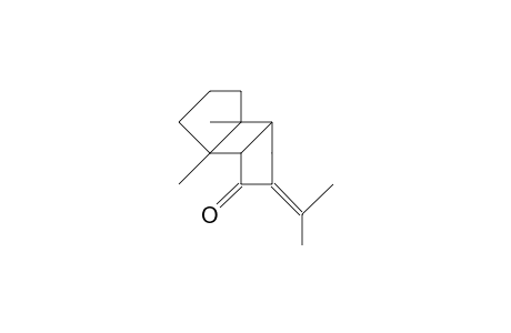 cis-syn-cis-1,7-Dimethyl-4-isopropylidene-tricyclo(5.3.0.0/2,6/)decan-3-one