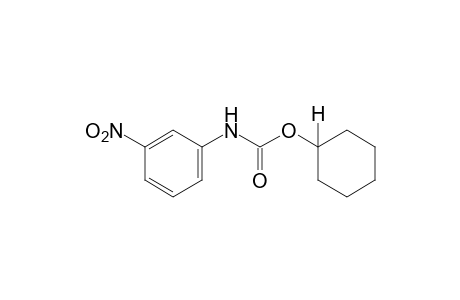m-nitrocarbanilic acid, cyclohexyl ester