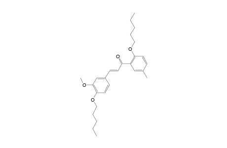 4,2'-bis(N-Pentyl)oxy-3-methoxy-5'-methylchalcone (isomer 1)