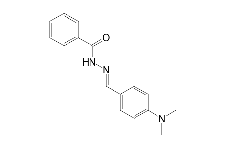 Benzoic acid, [p-(dimethyiamino) benzylidene]hydrazide