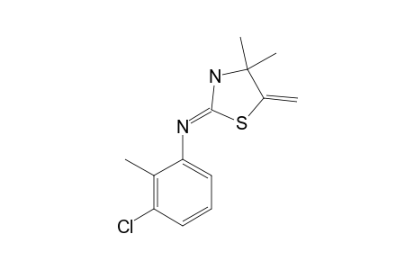 2-[(3-chloro-o-tolyl)imino]-4,4-dimethyl-5-methylenethiazolidine