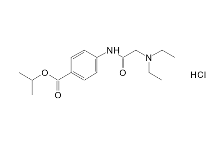 p-[2-Diethylamino)acetamido]benzoic acid, isopropyl ester, hydrochloride