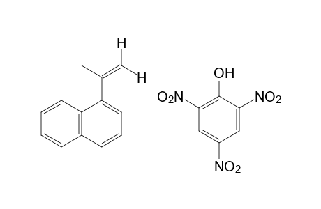 1-Isopropenylnaphthalene, monopicrate