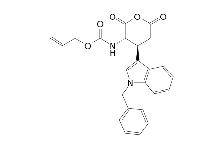 N-[(3S,4S)-4-[1-(benzyl)indol-3-yl]-2,6-diketo-tetrahydropyran-3-yl]carbamic acid allyl ester